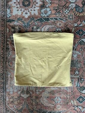 Butter Yellow Tube Top